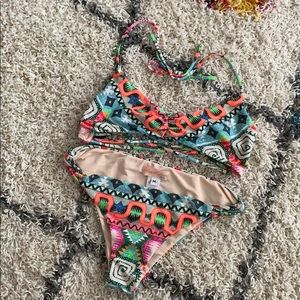 Matching Mara Hoffman colorful print bikini